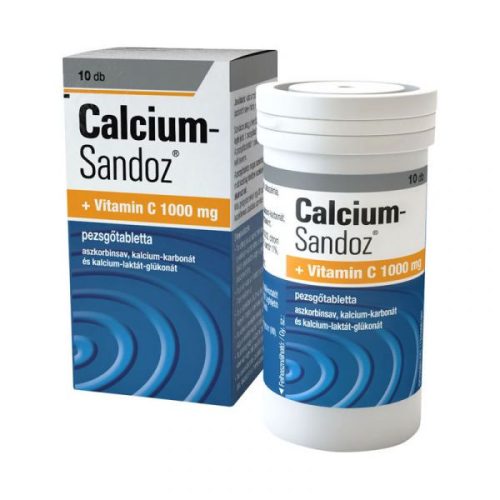 Calcium-Sandoz + Vitamin C 1000 mg pezsgőtabletta 10x