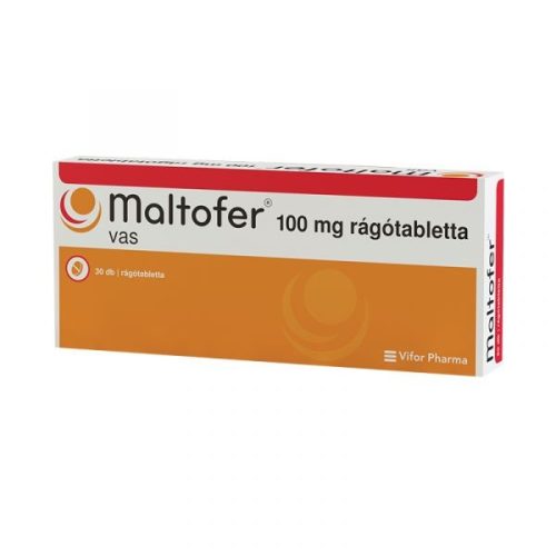 Maltofer 100 mg rágótabletta 30x
