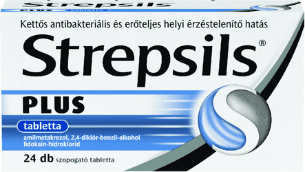 Strepsils Plus tabletta 24x