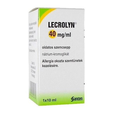 Lecrolyn 40 mg/ml oldatos szemcsepp 10ml