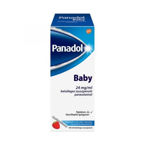 Panadol Baby 24 mg/ml belsőleges szuszpenzió	100ml