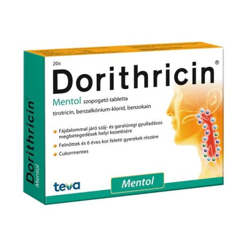 Dorithricin Mentol szopogató tabletta 20x