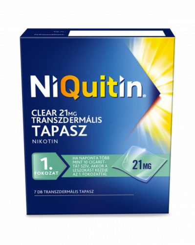NiQuitin Clear 21mg transzdermális tapasz 7x