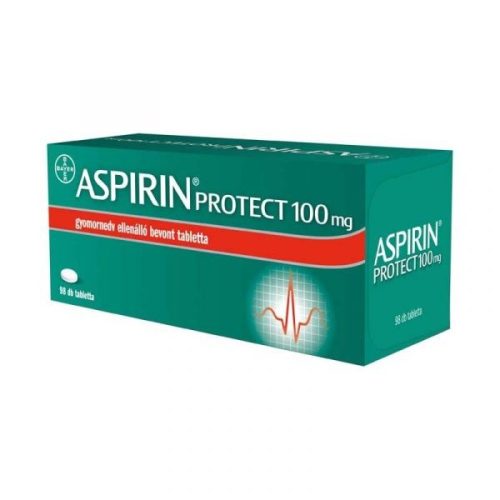 Aspirin Protect 100 mg gyomornedv-ellenálló bevont tabletta 98x