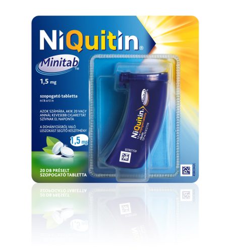 NiQuitin Minitab 1,5 mg préselt szopogató tabletta 1x20