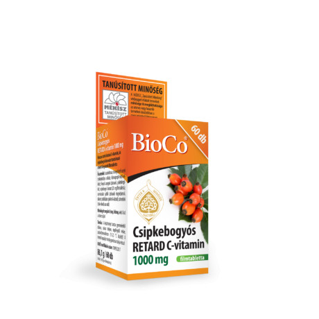 BioCo Csipkebogyó C-vitamin 1000 mg retard tabl. 60x