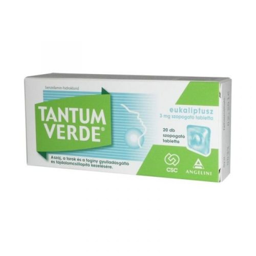 Tantum Verde eukaliptusz 3 mg szopogató tabletta 20x