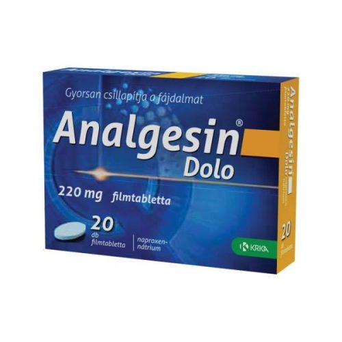 Analgesin Dolo 220 mg filmtabletta	20x 