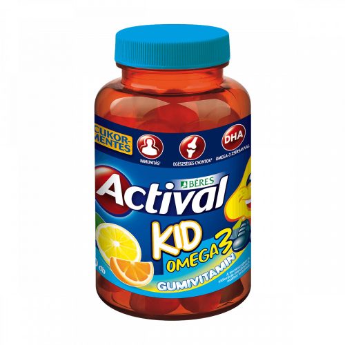 Actival Kid Omega-3 Gumivitamin gumitabletta 30x