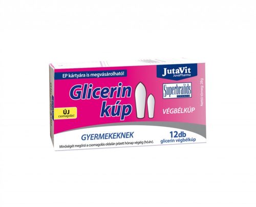 JutaVit glicerin végbélkúp gyermekeknek 12x