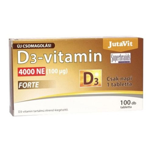 JutaVit D3-vitamin 4000 NE Forte tabletta 100x