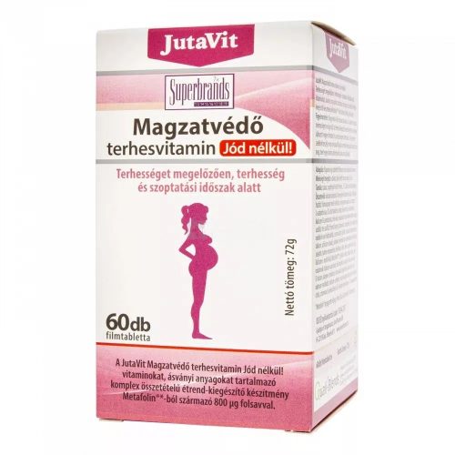 JutaVit Magzatvédő terhesvitamin jódmentes tabletta 60x