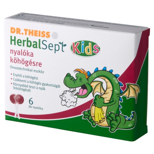 Dr. Theiss HerbalSept Kids nyalóka köhögésre 6x