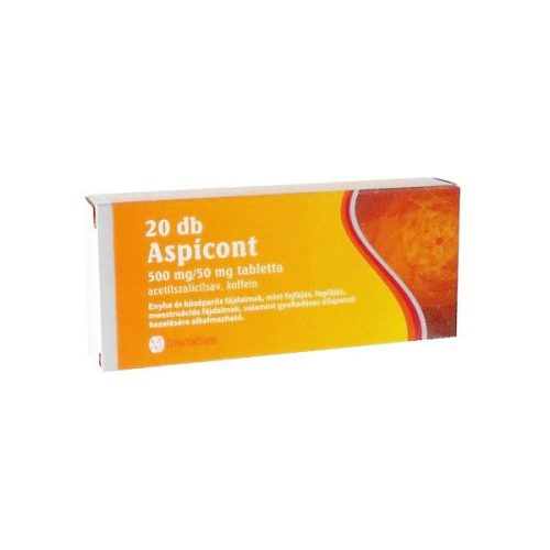 Aspicont 500 mg/50 mg tabletta 20x 