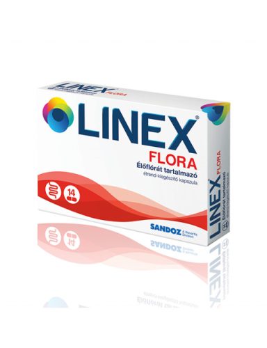 Linex Flora élőflórás étrendkiegészítő kapszula 14x