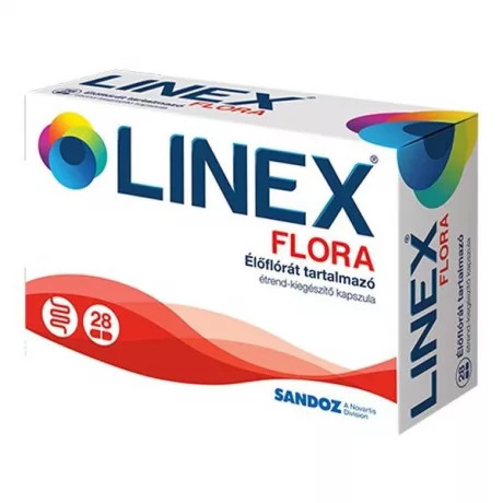 Linex Flora élőflórás étrendkiegészítő kapszula 28x