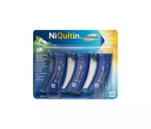 NiQuitin Minitab 1,5 mg préselt szopogató tabletta 3x20