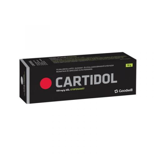 Cartidol 100 mg/g gél	50g 