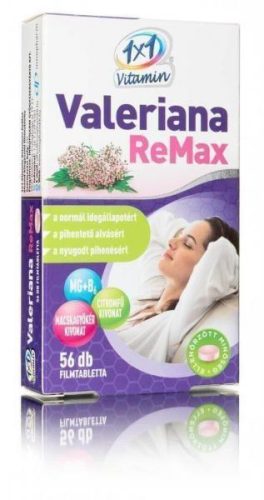 VitaPlus 1x1 Vitaday Valeriana ReMax filmtabletta 56x