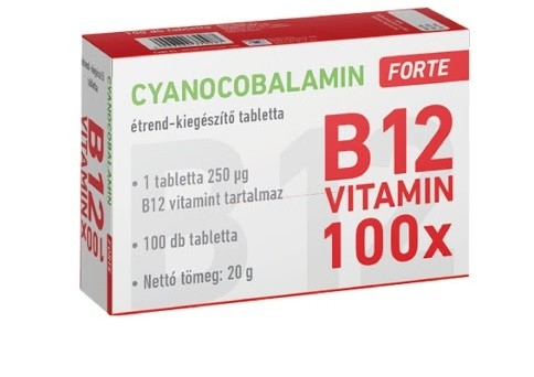 Cyanocobalamin 250mcg Forte tabletta	100x