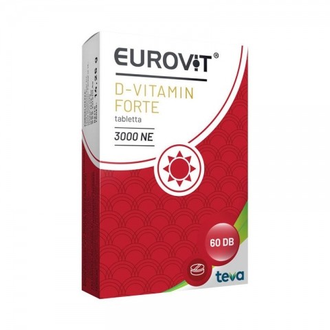 Eurovit D 3000NE Forte tabletta 60x