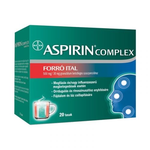 Aspirin Complex forró ital 500 mg/30 mg granulátum 20x