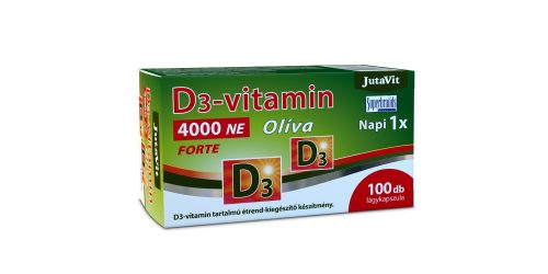 JutaVit D3-vitamin 4000 NE Oliva forte kapszula 100x