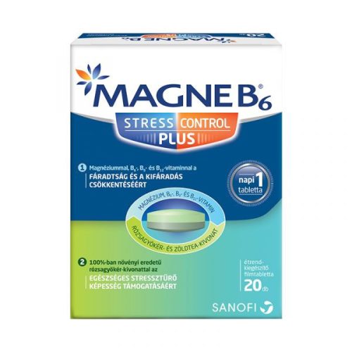 Magne B6 Stress Control Plus étrendkiegészítő filmtabletta 20x