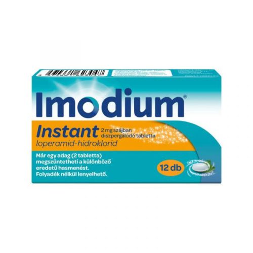 Imodium Instant 2 mg szájban diszpergálódó tabletta 12x