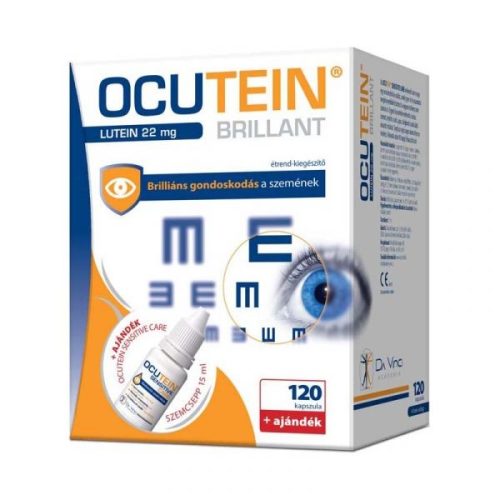 Ocutein Brillant kapszula + Ocutein Sensitive Care szemcsepp 120x+15ml