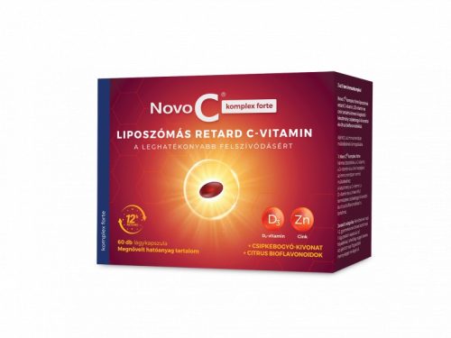 Novo C komplex forte - Liposzómás retard C-vitamin, D3-vitamin és cink 60x