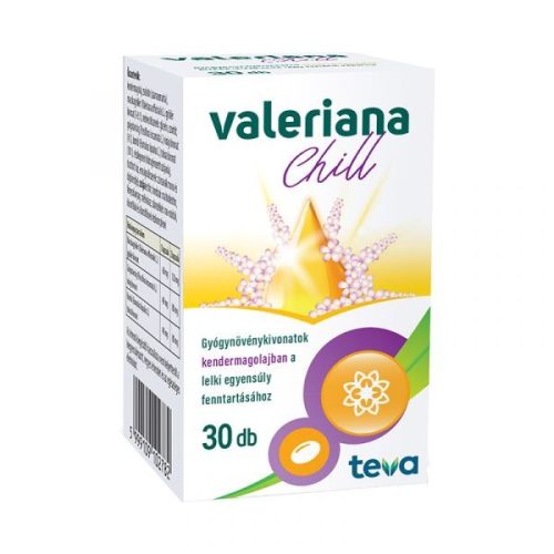 Valeriana Chill gyógynövénykivonatos kapszula 30x