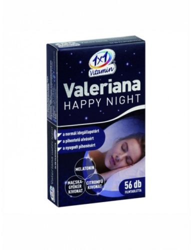VitaPlus 1x1 Vitamin Valeriana Happy Night filmtbletta 56x