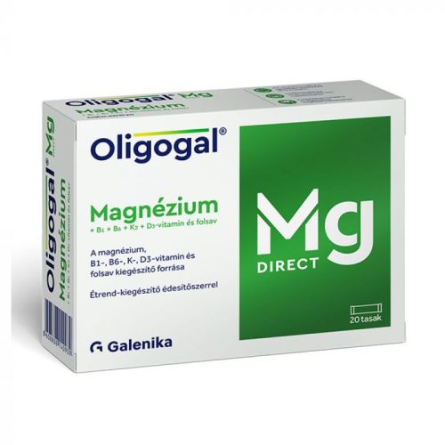 Oligogal Mg Direct szájban oldódó por édesítőszerrel 20x