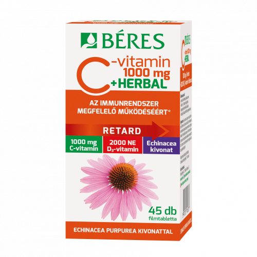 Béres C RETARD 1000 mg + HERBAL filmtabletta 45x
