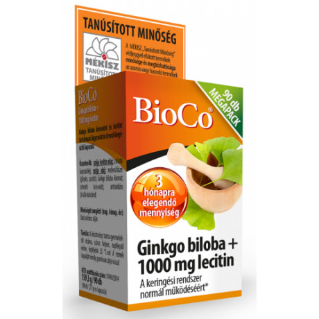 BioCo Ginkgo biloba lecitin kapszula megapack 90x