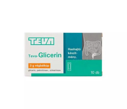 Teva-Glicerin 3 g végbélkúp 10x
