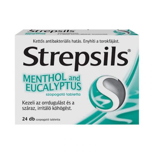 Strepsils Menthol and eucalyptus szopogató tabletta 24x