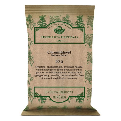 Citromfű tea HERBÁRIA 50g