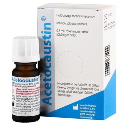 Acetocaustin szemölcsirtó oldat 0,5ml