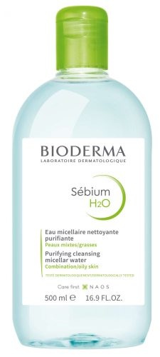 Bioderma Sébium H2O arclemosó zsíros bőrre 500ml