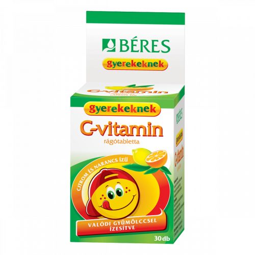 Béres Egészségtár C-vitamin rágótabletta gyerek	30x