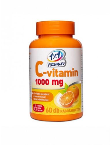 VitaPlus 1x1 Vitaday C-vitamin 1000 mg rágótabletta narancs 60x