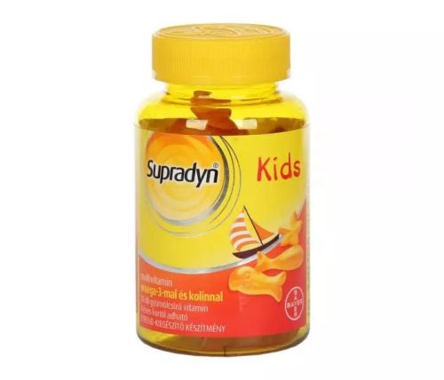 Supradyn Kids omega-3 multivitamin gumicukor 30x