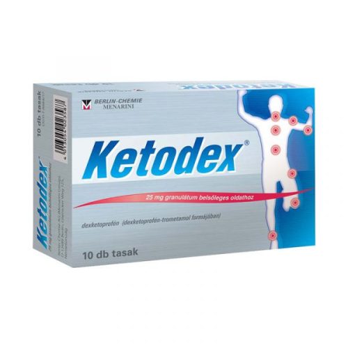 Ketodex 25 mg granulátum belsőleges oldathoz 10x 