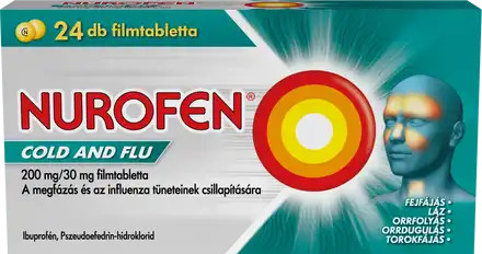 Nurofen Cold and Flu 200 mg/30 mg filmtabletta 24x